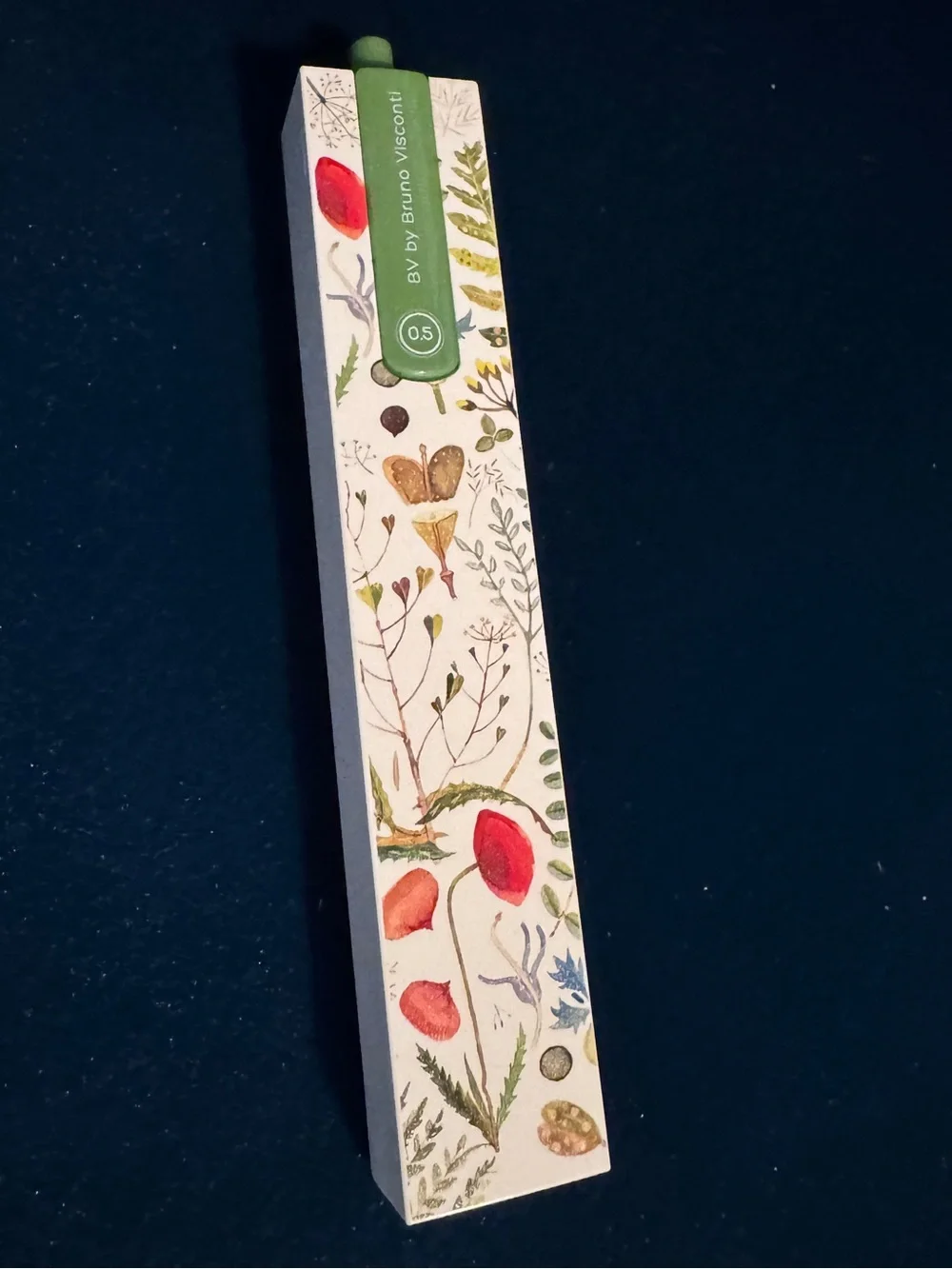 BV by Bruno Visconti Dreambox Ballpoint Click Pen in A Gift Box Greens & Flowers